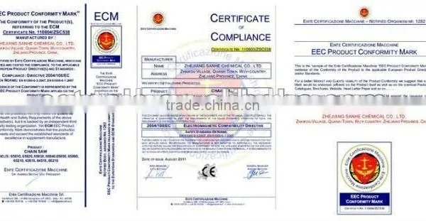 2015 HOT! Garden Tool 4500 5200 5800 Chain Saw With CE/GS photo-5