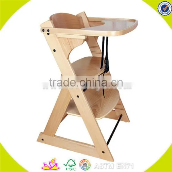 Wholesale Wooden Dining Feed Chair Toy for Kids High Baby Feeding Chair Toy for Children W08F007 photo-4