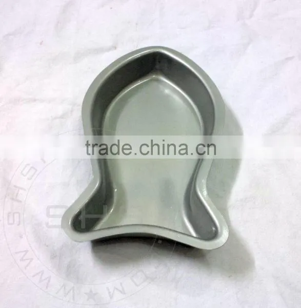 Stainless Steel Fish Shaped Cat Feeding Bowl photo-2
