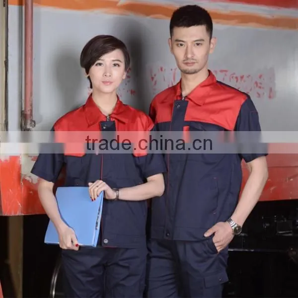 Unisex Cotton Drill High Visibility Button Work Shirts photo-6