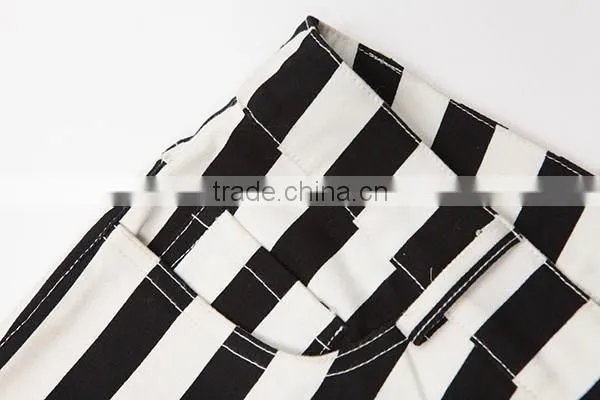 2015 New Design Zebra Stripes Printed Ladies Trousers photo-4