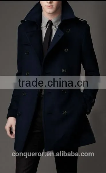 Fashion Wool Winter Coat Made to Measure Men Overcoat BCZ034 photo-2