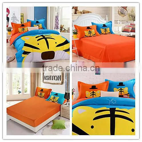 Baby Animal Cartoon Printed Fabric for Bedding Sets/4 Pieces/make to Order photo-2
