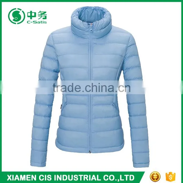 Morden Fashion Winter Lightweight Stand Collar Padded Jacket for Women photo-4