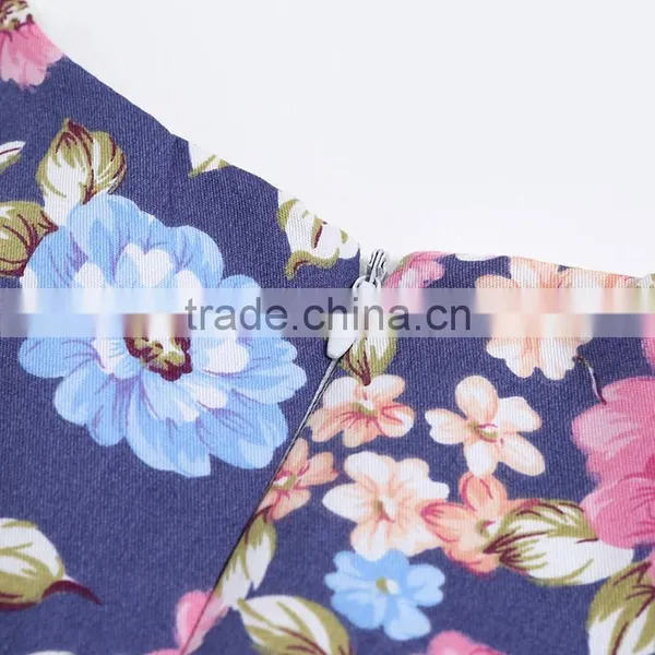 ShiJ Girl Dress 12M to 12Y 100% Cotton Coloful Floral Kids Clothes photo-3