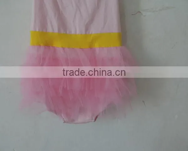 Hot Children Girls Fashion Clothing Ruffle Cherven Romper Summer Vacation Wholesale 2016 Kids Party Clothes photo-3