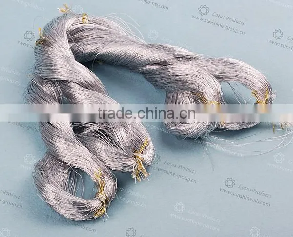 Metallic Knitting Yarn Silver Thread Silver Plated Thread