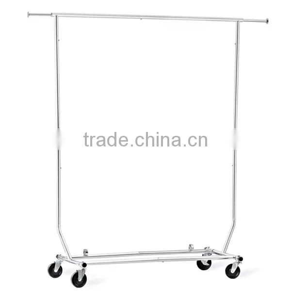 Portable Rolling Clothes Rack Closet photo-2