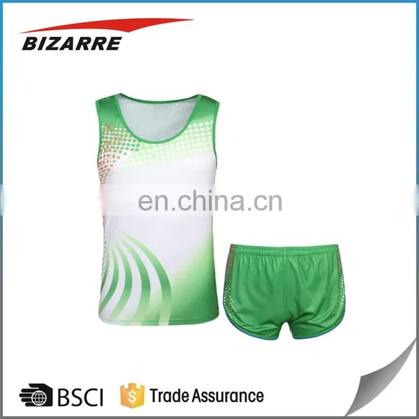 Customized Running Wear Running Singlet With Shorts Set photo-4