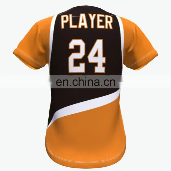 Dye Sublimation Modern Custom Team High Quality Softball Wear photo-4