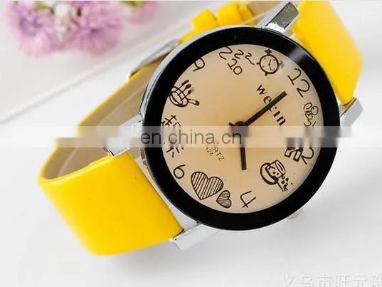 Creative Personality Minimalist Leather Normal Watch Men And Women Couple Watch Smart Electronics Casual Watches photo-5