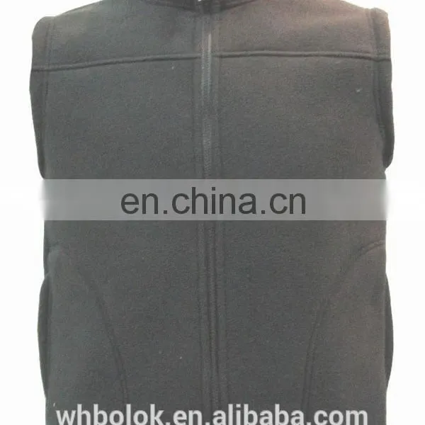 Custom Own Logo Hot Sales Mens Polar Fleece Waistcoat Fashion Style Man Winter Vest