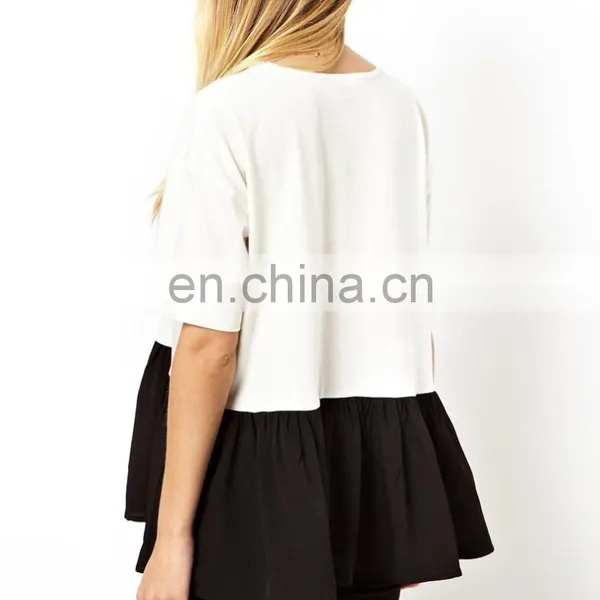 Oversized Peplum Top , Korean Style Women Clothing photo-2