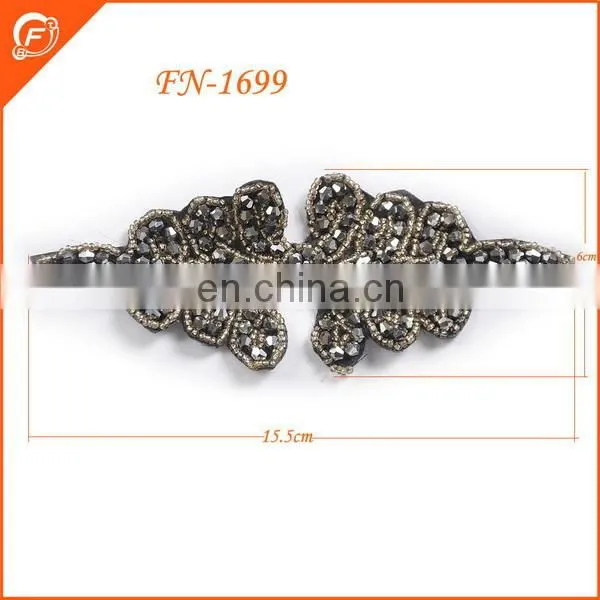 Shiny Handmade Beaded Patch for Shoes