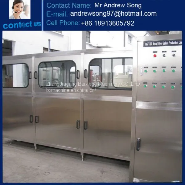 5 Gallon Water Washing Filling Capping Machinery/distilled Water Filling Machine photo-4