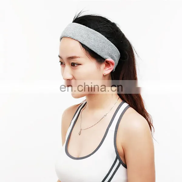 Solid Color Girls Sport Headbands Towel Hair Band Rainbow Sweatband photo-4