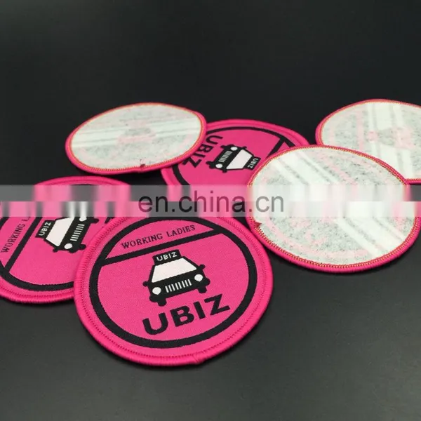 Custom High Quality Woven Patches Woven Tags Woven Badge for Clothing photo-2