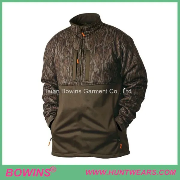 Hunter Quarter Zip Softshell Нижнеприбрежная Камуфляжная Одежда для Охоты
