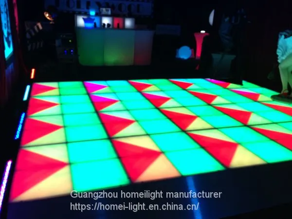 RGB Dance Floor 1x1m Disco Dancing Floor Led Panel Tile photo-4