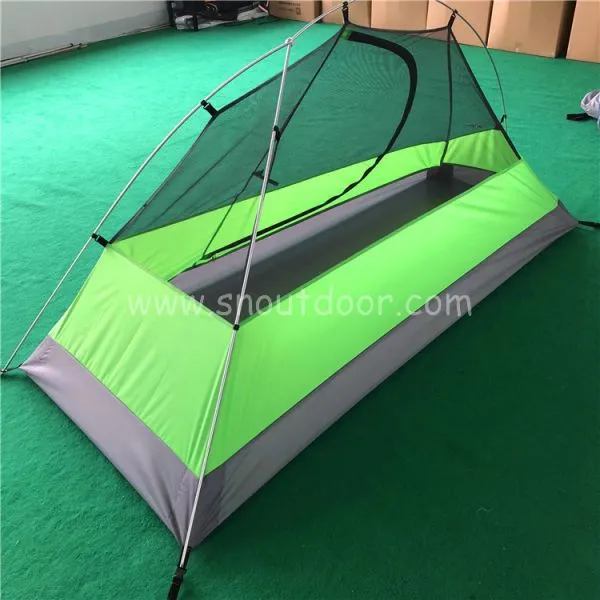1 Person Tent ZP015L Green Color Backpacking Lightweight Tents photo-4