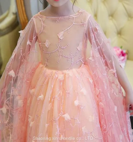 Cheap 3d Lace Applique Dress Handwork Embroidery Designs With Net Fabric photo-2