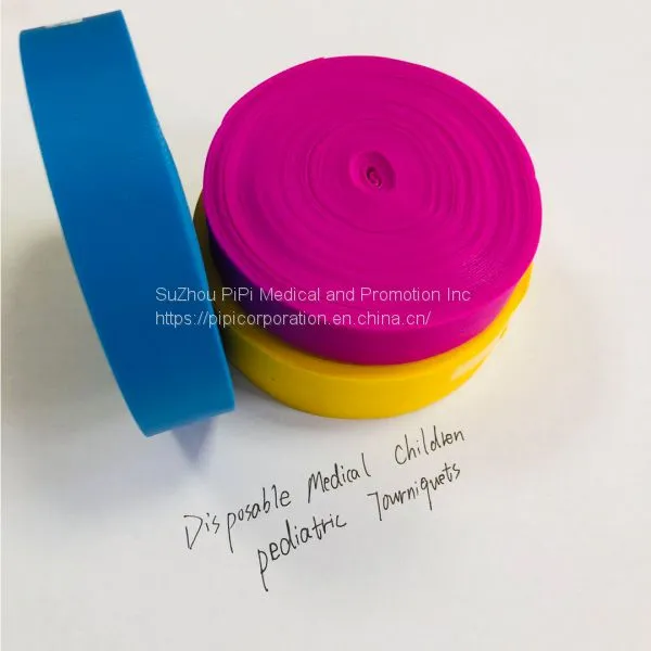 TPE Medical Disposable Tourniquet Textured For Clinic , Hospital