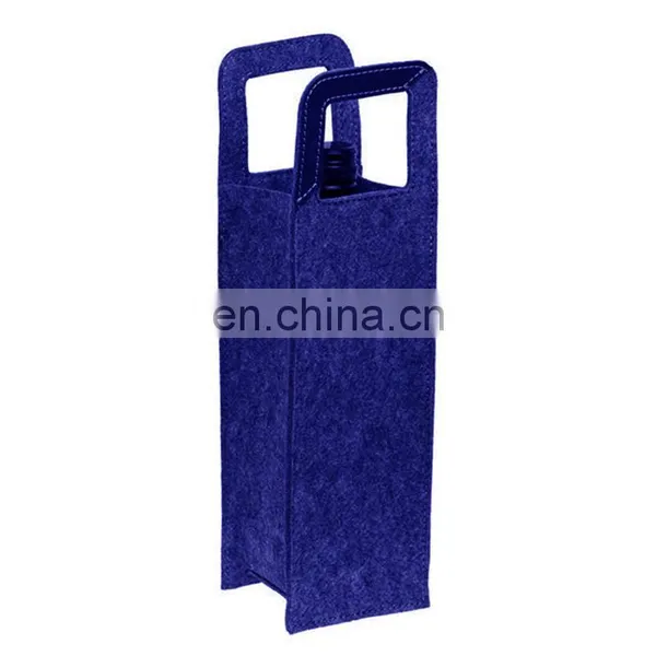 Felt Red Wine Single Bottle Bag for Gifts photo-2