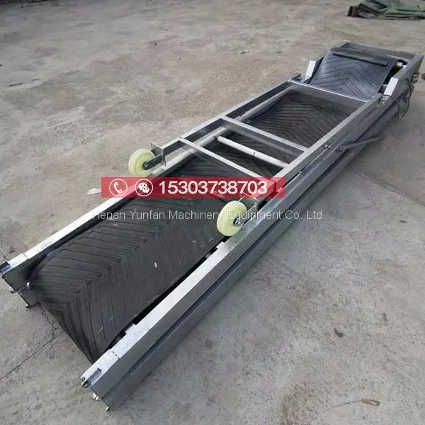 Packed Coal Bag Loading Truck Used Simple Belt Conveyor photo-2