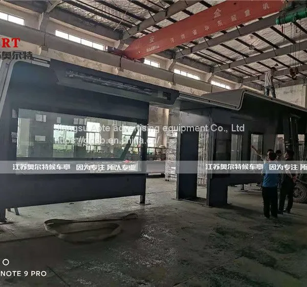 Manufacturer of Stainless Steel Bus Stop Billboard for LED Screen Bus Shelter in Scenic Spot photo-5