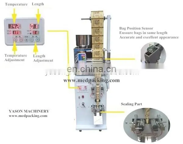 2-99g Automatic Bag Packing Machine Can Printing Bag With Logo photo-4