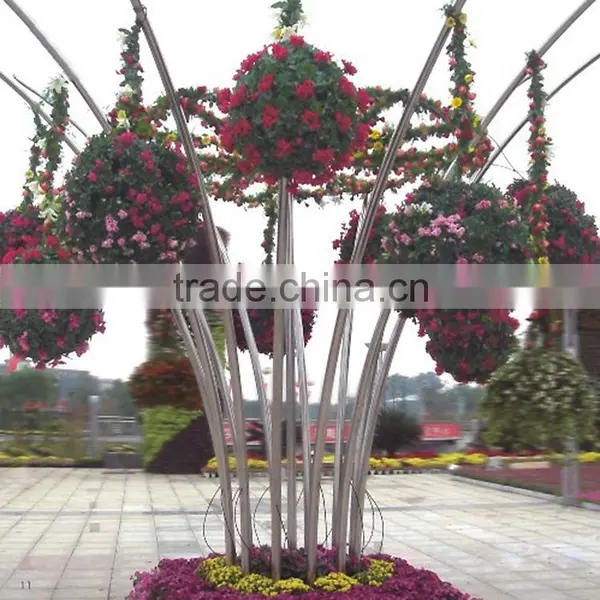 Vertical Hanging Garden Flower Ball Set/artificial Flower Pots With Chain photo-4