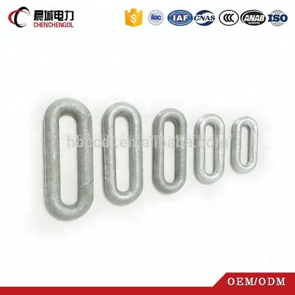 PH Type Steel Electric Power Link Fitting Extension Ring / Link Chain photo-2