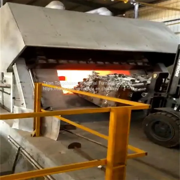 Tongchuang Company Supply Aluminum Alloy Melting Furnace, High Efficiency Large Natural Gas Furnace photo-5