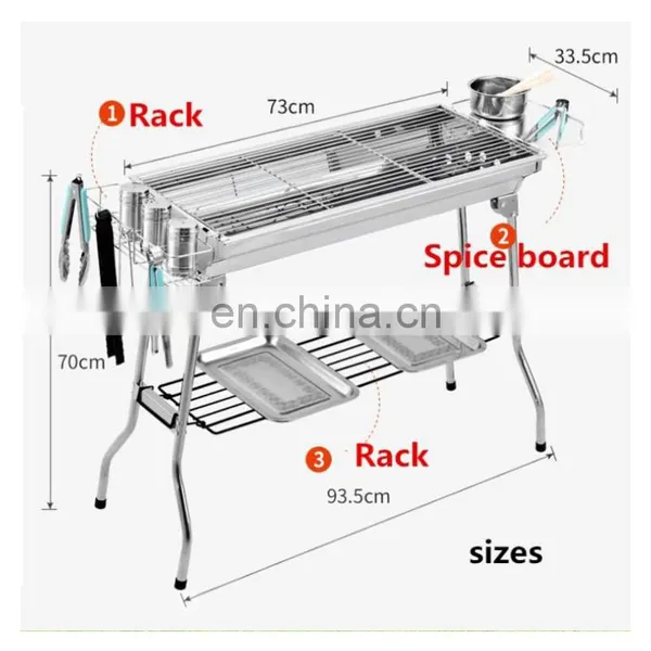 Customized Stainless Bbq Grill Charcoal Outdoor photo-4
