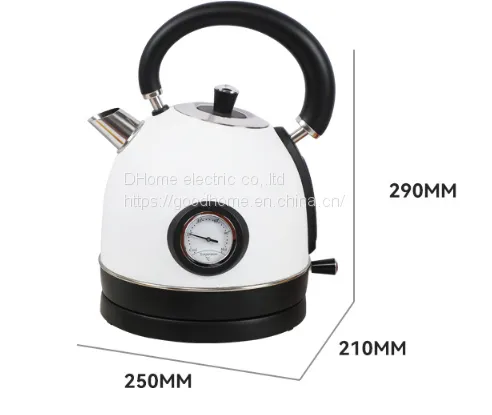 Casserole électrique en acier inoxydable 304 de style européen avec thermomètre, casserole pour la cuisine à la maison, appareil de casserole anti-mise à sec (Wechat: 13510231336)