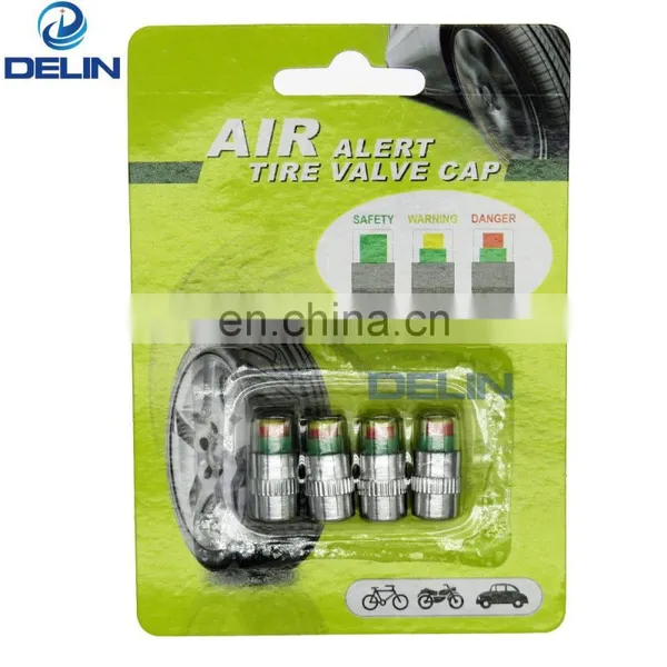 50 65 80 PSI Truck High Pressure Safety Bar Air Alert Tire Pressure Indicator Caps 3 Color Eye Alert photo-3