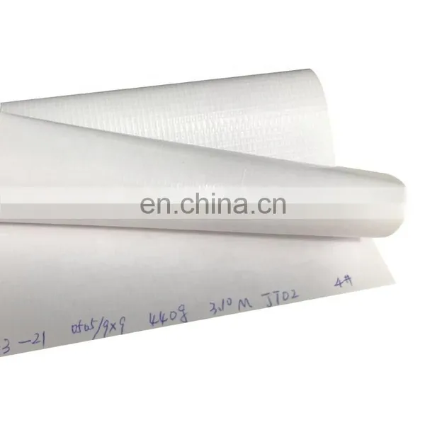 440g Advertising Flex Banner Materials Outdoor Large Format Banner ( Cold Lamination,500*500 9*9,glossy) photo-2