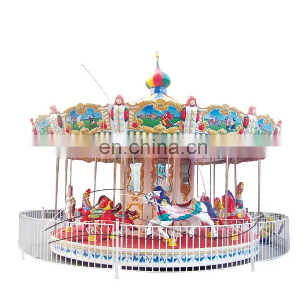 Hot Sale Carousel Horse Ride Amusement Park Equipment for Kids and Adult New Carousel photo-2