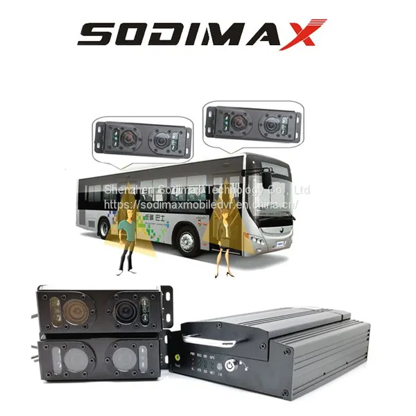 3G/4G Live Video Recording MDVR People Counter VPC-A Video Streaming Bus Passenger Counting photo-2