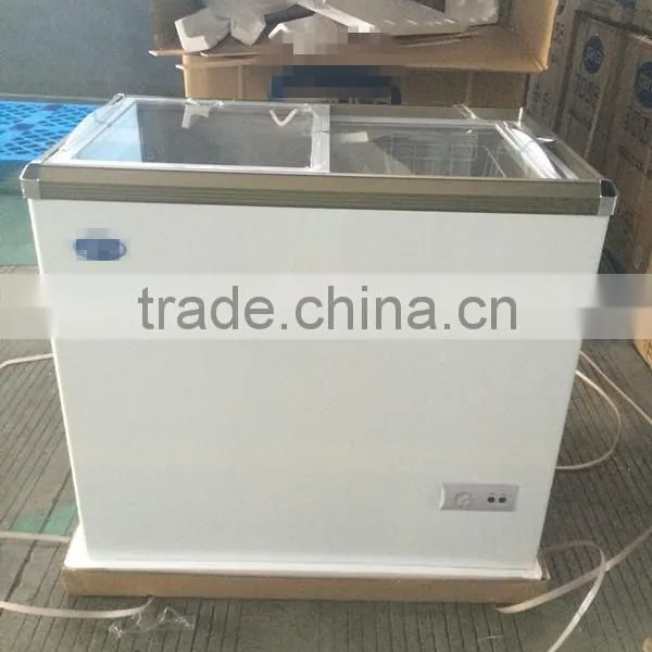 110V 60HZ Energy Saving Commercial Glass Door Freezer,mini China Display Freezer With ETL photo-2