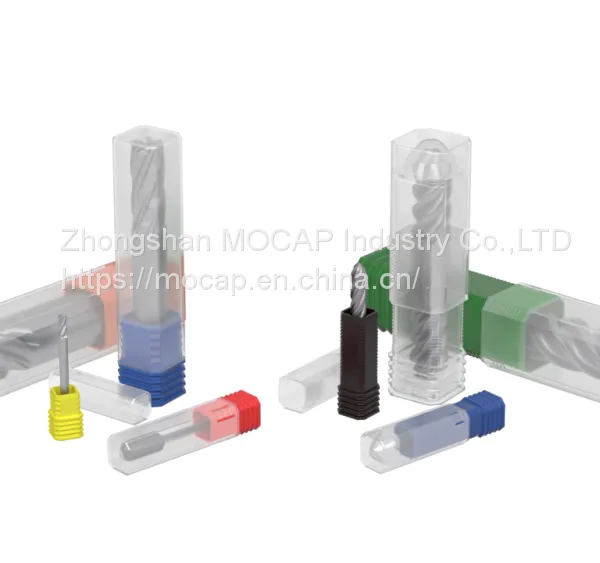 Translucent Plastic Packaging Tube for Scrap Carbide Endmills