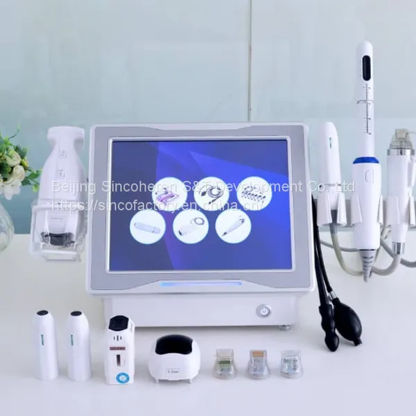 6 in 1 hifu  red channel removal wrinkle removal skin firming