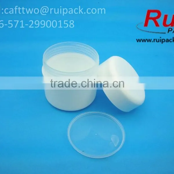 50g Matte White Double Layers Cream Jars, Frosted White Two Layers Facial Cream Jars/containers photo-2