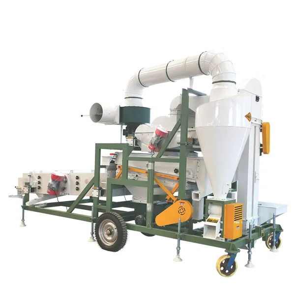 5XFZ-10 Combined Wheat Seed Cleaning and Grading Machine Barley Naked Oats Buckwheat Fine Cleaner With Gravity Separator Wind Sorter photo-2