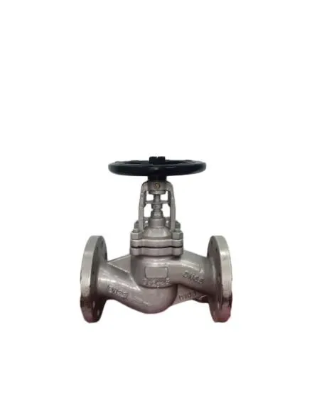 DIN Standard GS-C25/WCB PN25 Cast Steel Flanged Bellow Sealed Globe Valve photo-4