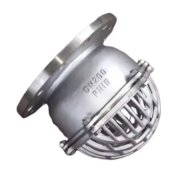 ANSI Bottom Foot Valve 150lb Stainless Steel Cast Steel Cast Iron Ductile Iron GGG40 Lift Strainer Flange Fitting 304 Screen photo-3
