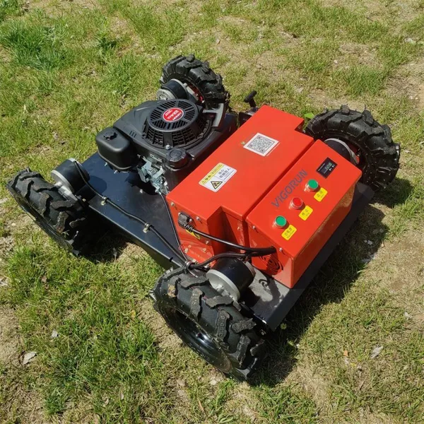 Hybrid All Terrain Brushless Walking Motor Radio Controlled Industrial Remote Control Lawn Mower