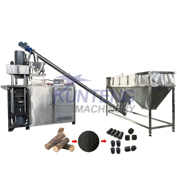 Natural Olive Charcoal Coconut Shell Charcoal Making Machine Hookah Charcoal Production Line