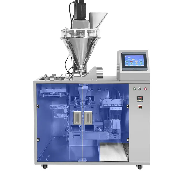 Fully Automatic Horizontal Pouch-Feeding Vacuum Packaging Machine for Powdered Snacks Quantitative photo-3