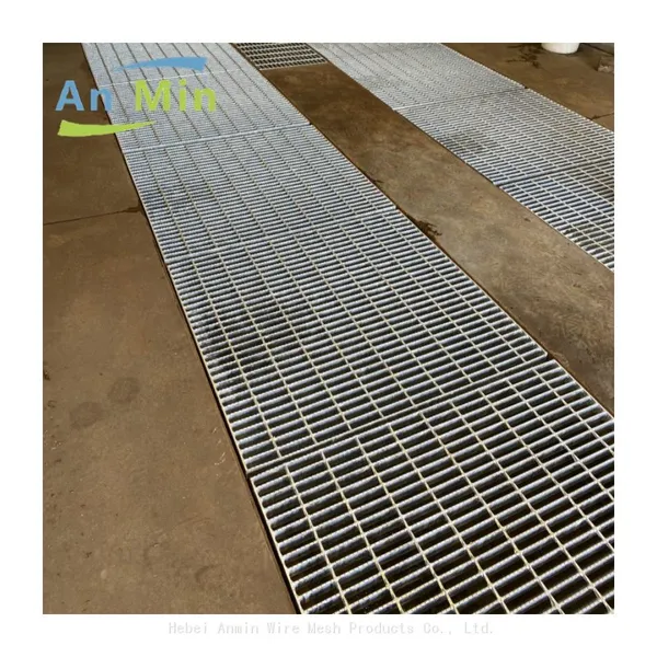 Hot-dip Galvanized Steel Grating Stair Treads, Drainage Trench Covers, and Steel Grating Panels—manufacturer for Power Plant Applications. photo-3